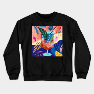 Cocktails in the breeze Crewneck Sweatshirt